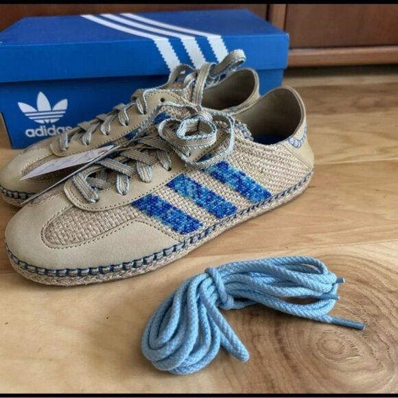 ADIDAS CLOT Gazelle by Edison Chen Linen Khaki - IH3641 Sz 6.5/8 - Picture 7 of 14